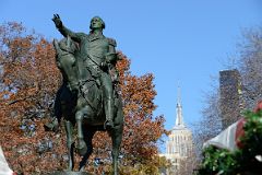 02 Equestrian Statue of George Washington Modeled by Henry Kirke Brown In Union Square Park New York City.jpg